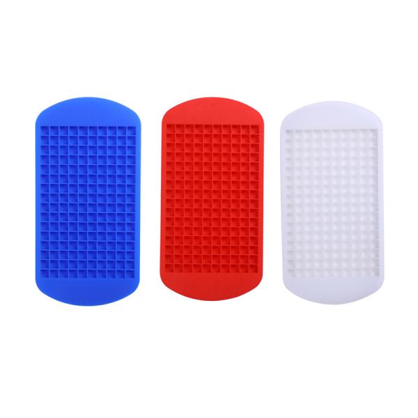 Quality BPA Free 160 Cavity Square Silicone Ice Cube Tray for sale