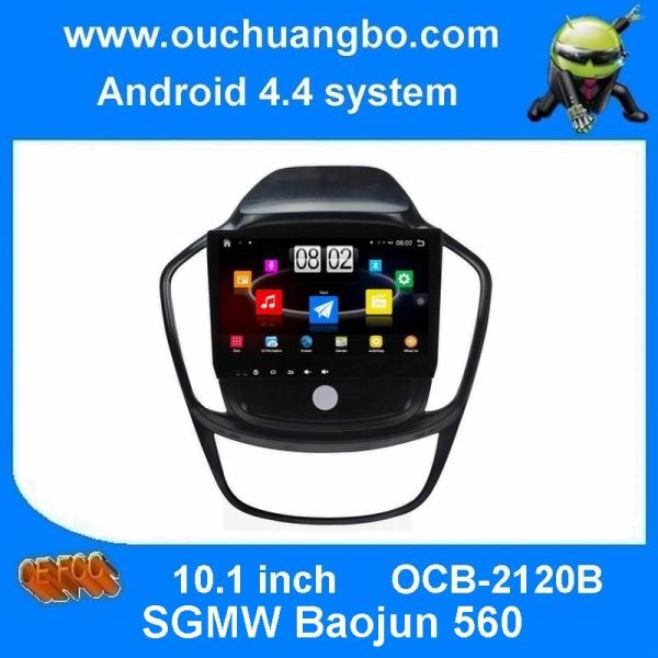 Quality Ouchuangbo car audio stereo gps android 4.4 system for SGMW Baojun 560 with 1024*600 Capacitve screen 3g wifi BT USB for sale