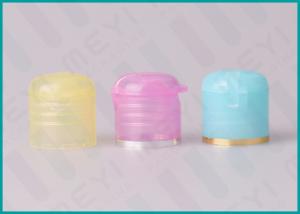 Colorful PP Material Flip Top Closures 18/410 Butterfly Cap With Round Top