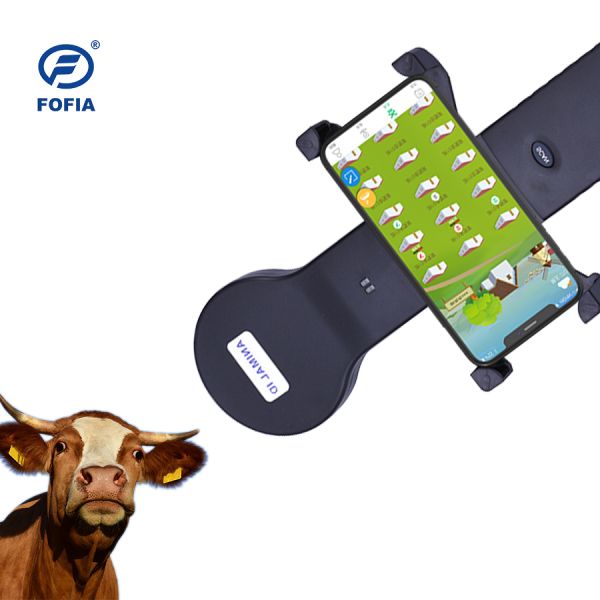 Farm Cattle Identification Animal ID Scanners RFID Ear Tag Reader For Cattle On Farm 134.2khz ISO Standard