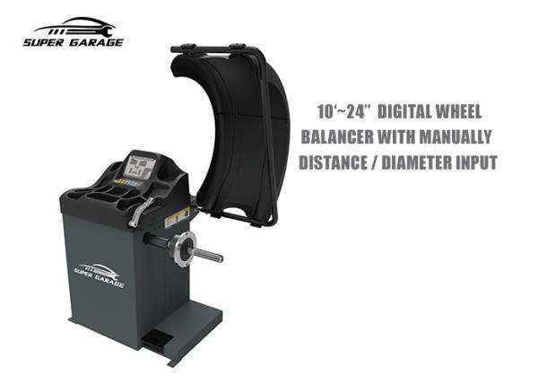 Quality 65Kg Digital Wheel Balancer With Manually Distance / Diameter Input for sale
