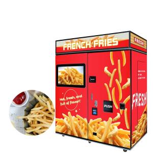 China Automatic French Fries Portable Fried Snack Self Service Vending Machine on sale