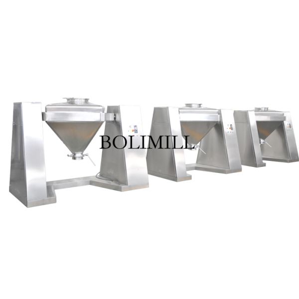 Cosmetic Square Cone 12 Rpm Powder Mixing Machine