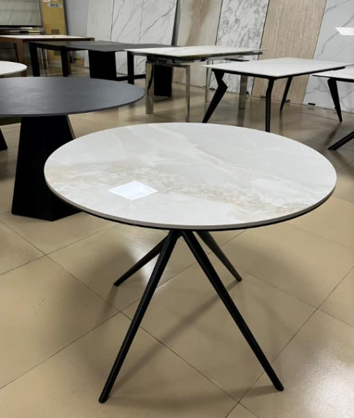 Quality Diameter 900mm Cut To Size Ceramic Table Top Dining Table DT-1029 Fixed Type For Home Use for sale
