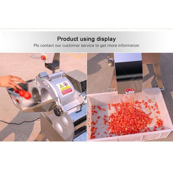 1000KG/H Commercial coconut sweet potato medicine 3d dicing automatic dicing machine