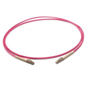 3.0mm LSZH Multimode Om4 Fiber Optic Cable Simplex Lc Upc To Lc Upc