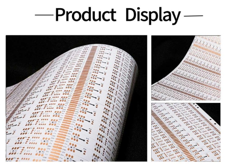 LED Resumable transfer circuit FPC 5050RGB 2835-54LEDS /PCS-7.9*503-24V12 Volt LED Strip Flexible Printed Circuit Board Double Sided Flexible Boards