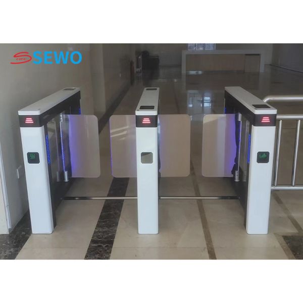 Entrance Automatic Swing Barrier Turnstile Smart Pedestrian Access Control