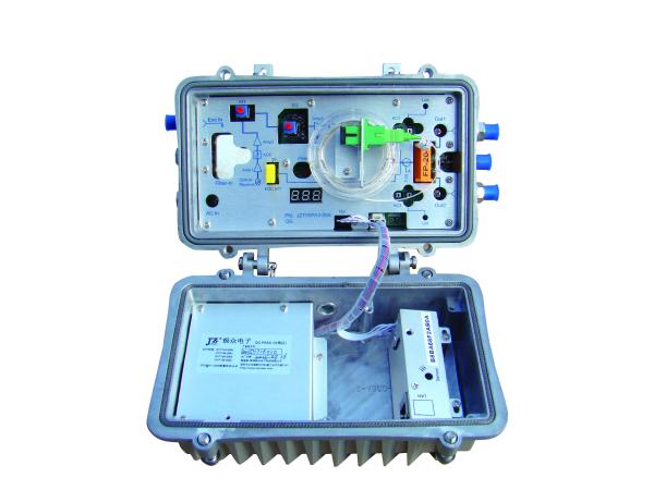 Quality CATV 4 Outputs Outdoor Optical Node / Two Way FTTB Optical Receiver With AGC WDM MGC for sale