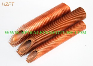 Heat Conductive Flexible Extruded Fin Tube For Tankless Water Heater / Low Fin Tubes