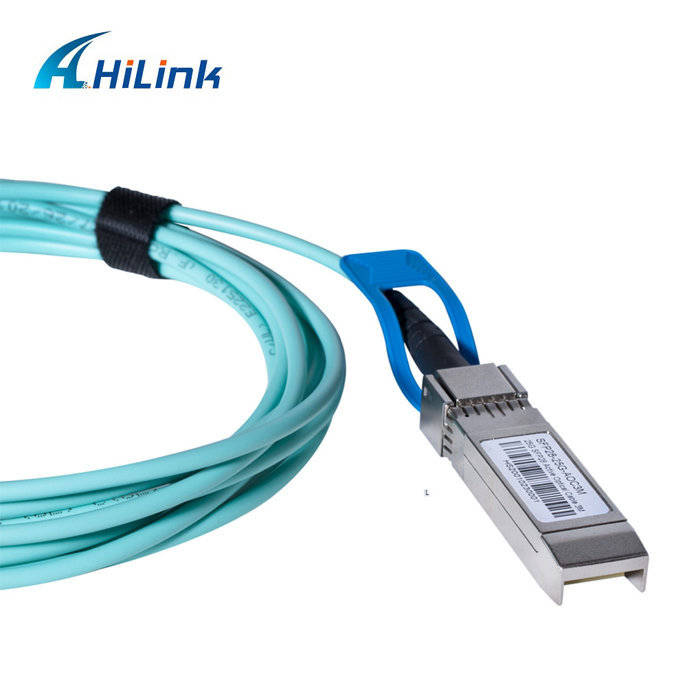25G SFP28 Active Optical Cable DDM Network Cabling Direct Attach 25G AOC Cable