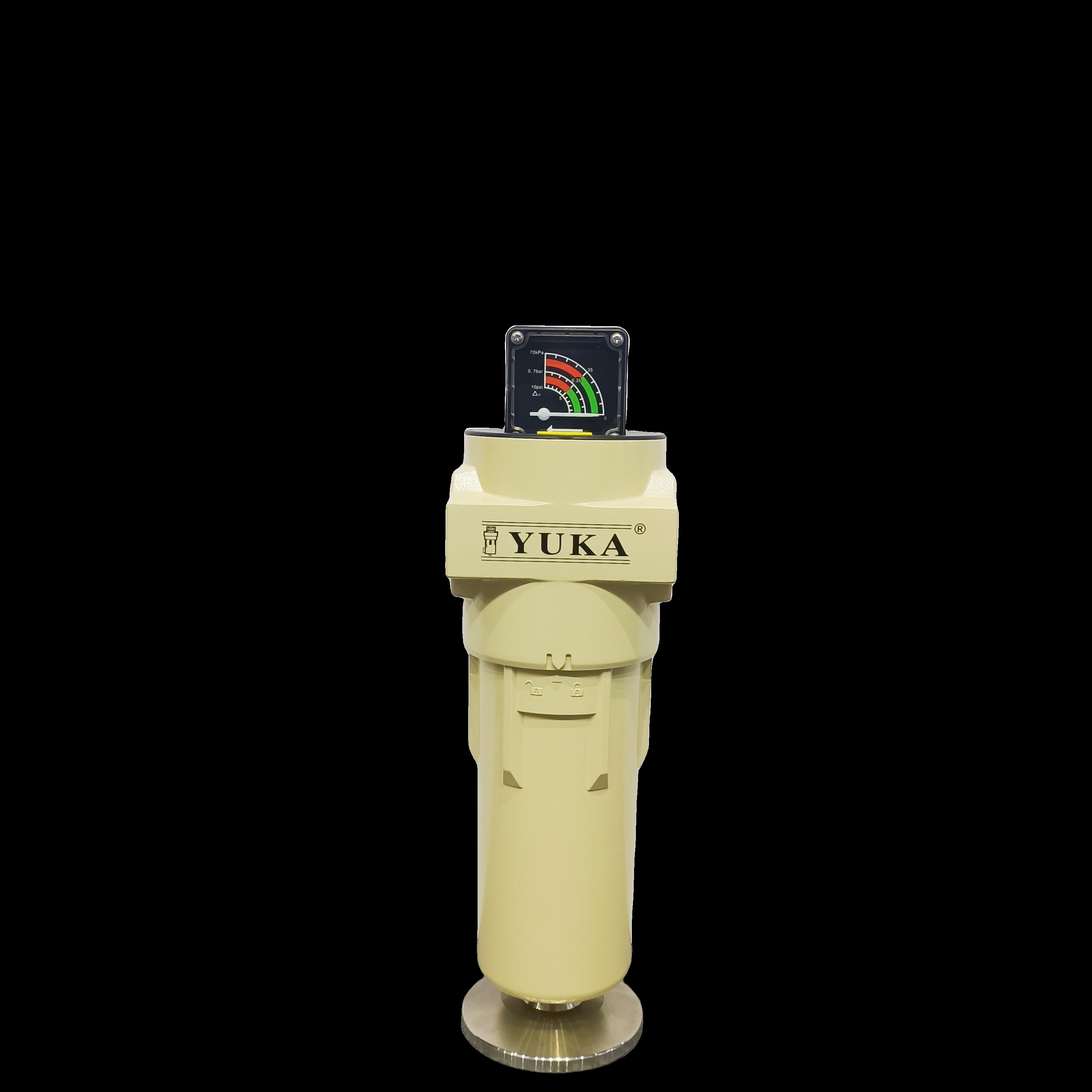 15 Years Lifespan Air Filter Housing Compressed Air Line Filter 1.0mpa for Heavy Duty Applications