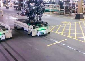 China DC24V Unmanned AGV Warehouse Automation , Intelligent Automated Guided Carts wholesale