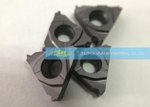 China Hardened Steel Carbide Thread Cutting Inserts With Pitch 8 T / Inch External Threads wholesale