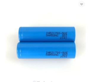 China INR21700 Cell 50E 21700 3.7V 5000mah Rechargeable Lithium Ion Battery wholesale
