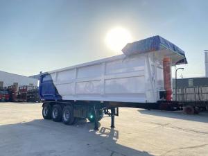 China 4 Axles Rear End Tipper Trailer Truck Dumper Semi Trailer Dump Truck Trailer wholesale
