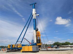 China Precast Concrete Hammer Piling Machine Step Walking Crawler Walking Frame wholesale