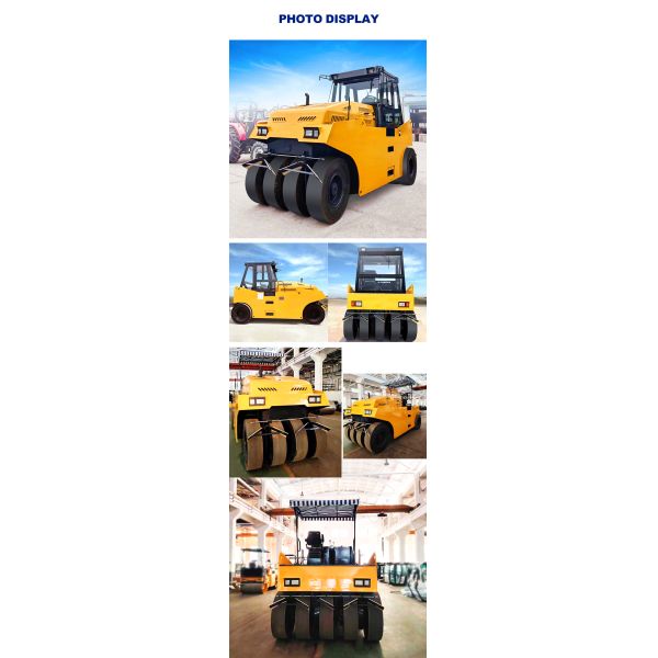16 Ton Vibratory Compactor Easy Operate Pneumatic Tyre Road Roller with Cheap Price