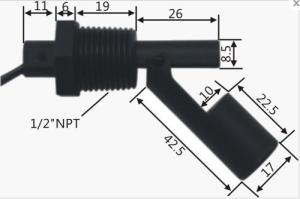 China Horizontal install float level sensor wholesale