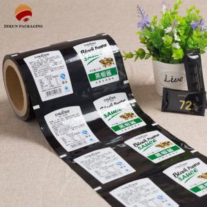 China Recyclable Antistatic Food Packaging Plastic Roll Film Vivid Colors wholesale