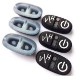 Car Key Pin Code Reader Silicon Button Auto Key Code Reader Silicone Rubber