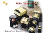 TDG Core Power Isolation Transformer , Horizontal EE30 33 High Frequency Power