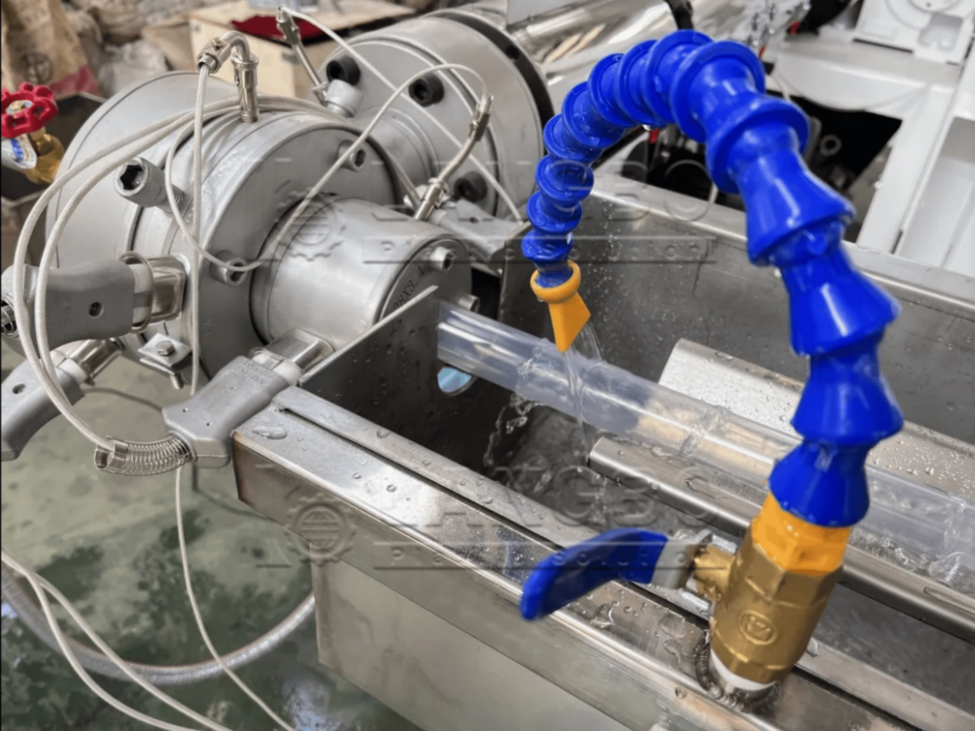 High Pressure Flexible Transparent PVC Braided Hose Extruder PVC Fiber Reinforced Pipe Extrusion Machine