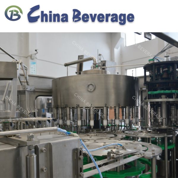 3 In 1 Water Bottle Filling Machine Pneumatic Lifting Full Automatic 24 Heads