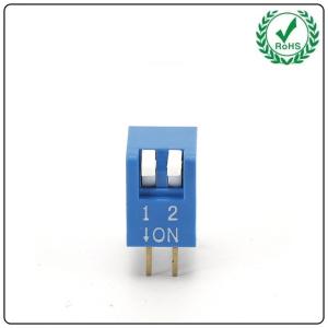 China Dp-2 Red Case Golden Pins DIP Switch Dial Code Waterproof Electronic wholesale