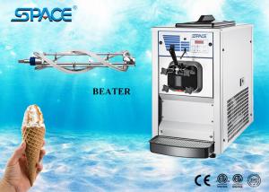 China Soft Serve Table Top Ice Cream Machine Gravity Feed Full Stainless Steel Beater wholesale