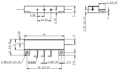 Multi Functional FOG Components MIOC Optoelectronic Devices Customized Integrated Optics Chip