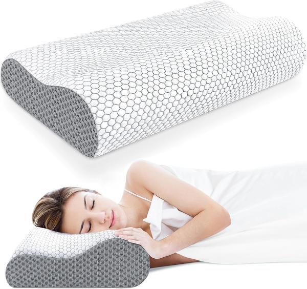Quality Contoured Memory Foam Pillow for Relief of Muscles and Mental Pressure for sale