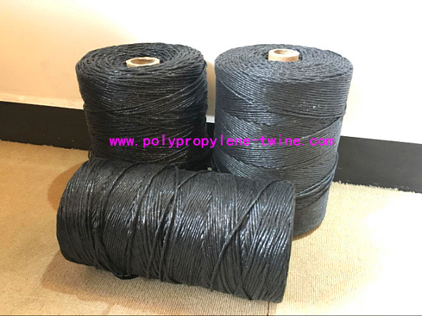 PP Offshore Flame Retardant Fillers Black Color Twisted High Tenacity 1.3 - 3.5g/d