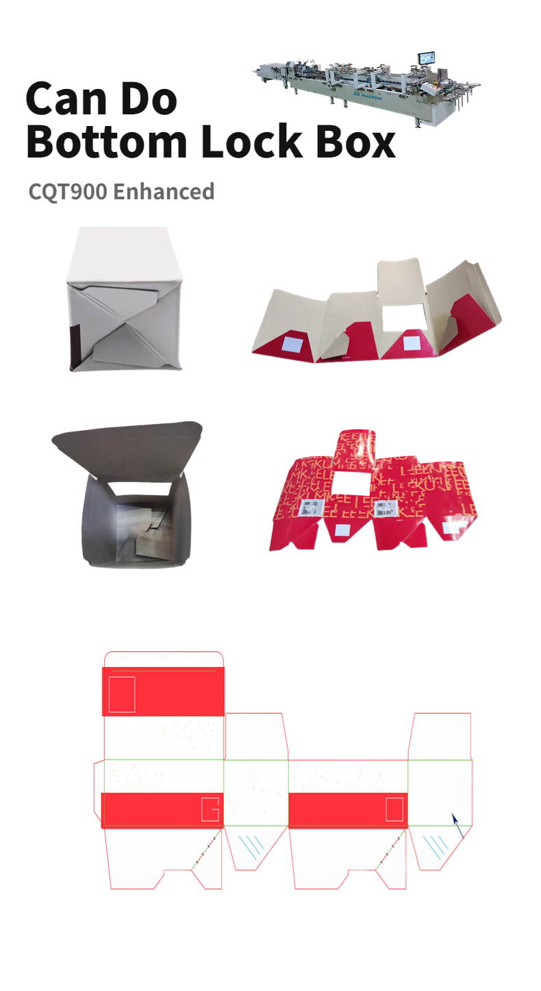 Automatic Sheet Gluing Machine CQT-900 Enhanced Type with Water Soluble Cold Glue