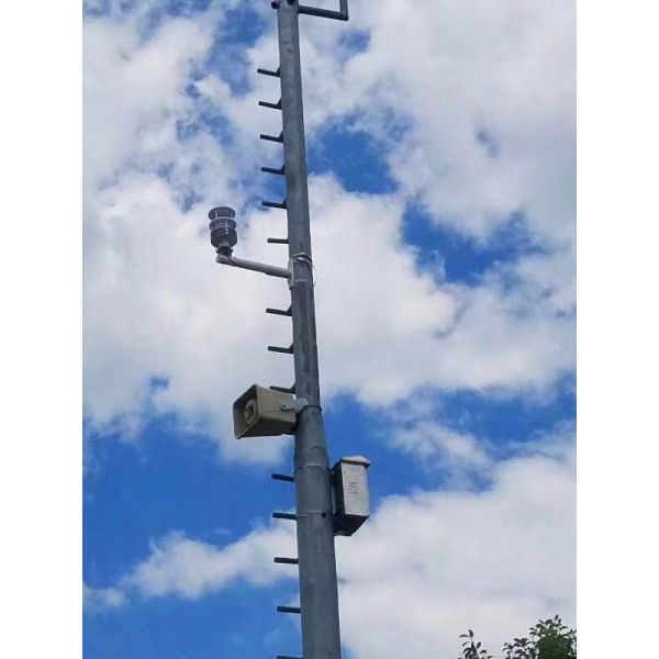 Temperature Humidity SO2 NO2 CO O3 PM2.5 PM10 Compact Weather Station with Design
