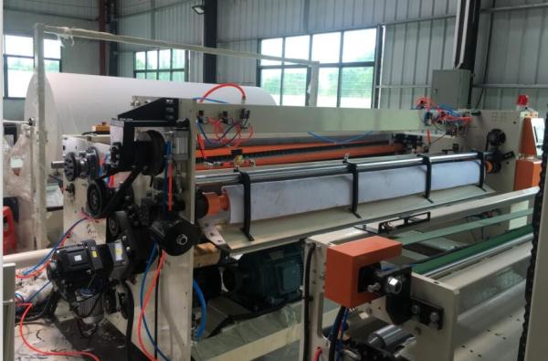 Quality Accumulating Toilet Paper Production Line Rewinding SIMEN PLC Control for sale