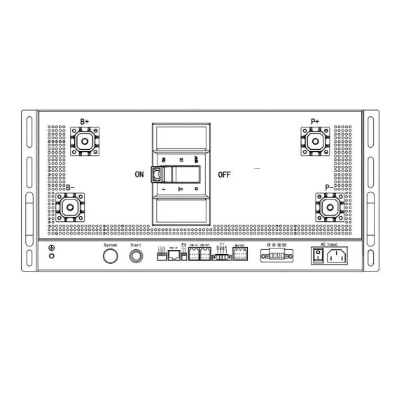 High Voltage Battery BMS With RS485/CAN Communication Lithium Ion BMS 400A 150S 480V For Solar Energy Storage Management