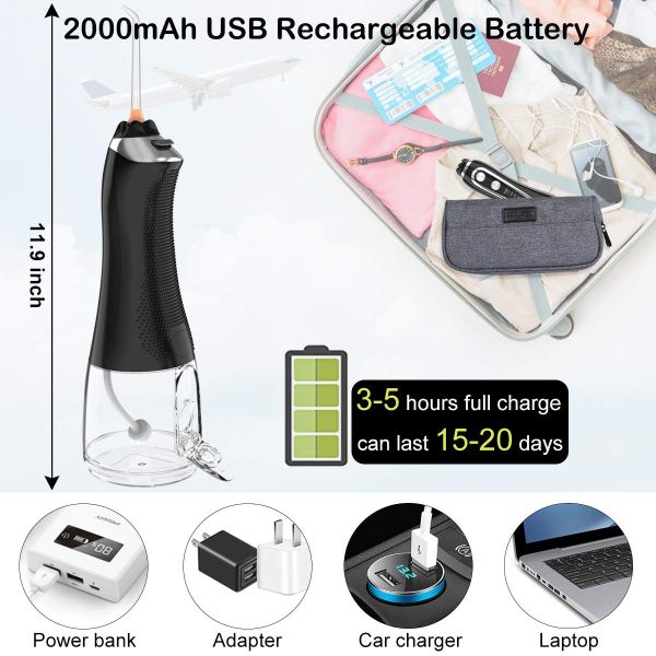 Wireless Travel Oral Irrigator Multimode With 240ml Water Tank