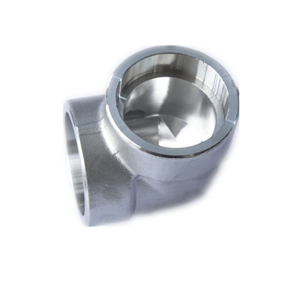 SS 304 Socket Weld Pipe Fitting / 90 Degree Socket Elbow For Construction