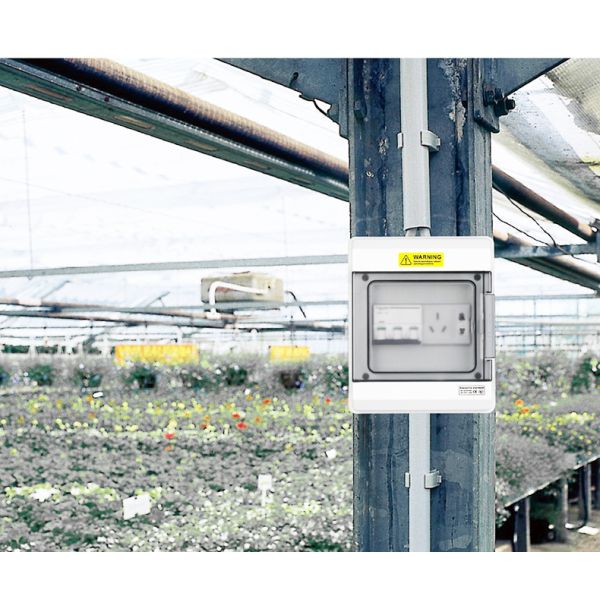 Plastic Electrical Weatherproof Distribution Box Rainproof IP65 4 6 9 12 18 24 36 Modules MCB