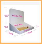Foldable Pallet Layer Pads Recyclable Retail Corrugated Counter Display