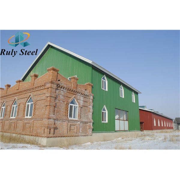 Metal Prefab Steel Structure Fabrication For Warehouse Building