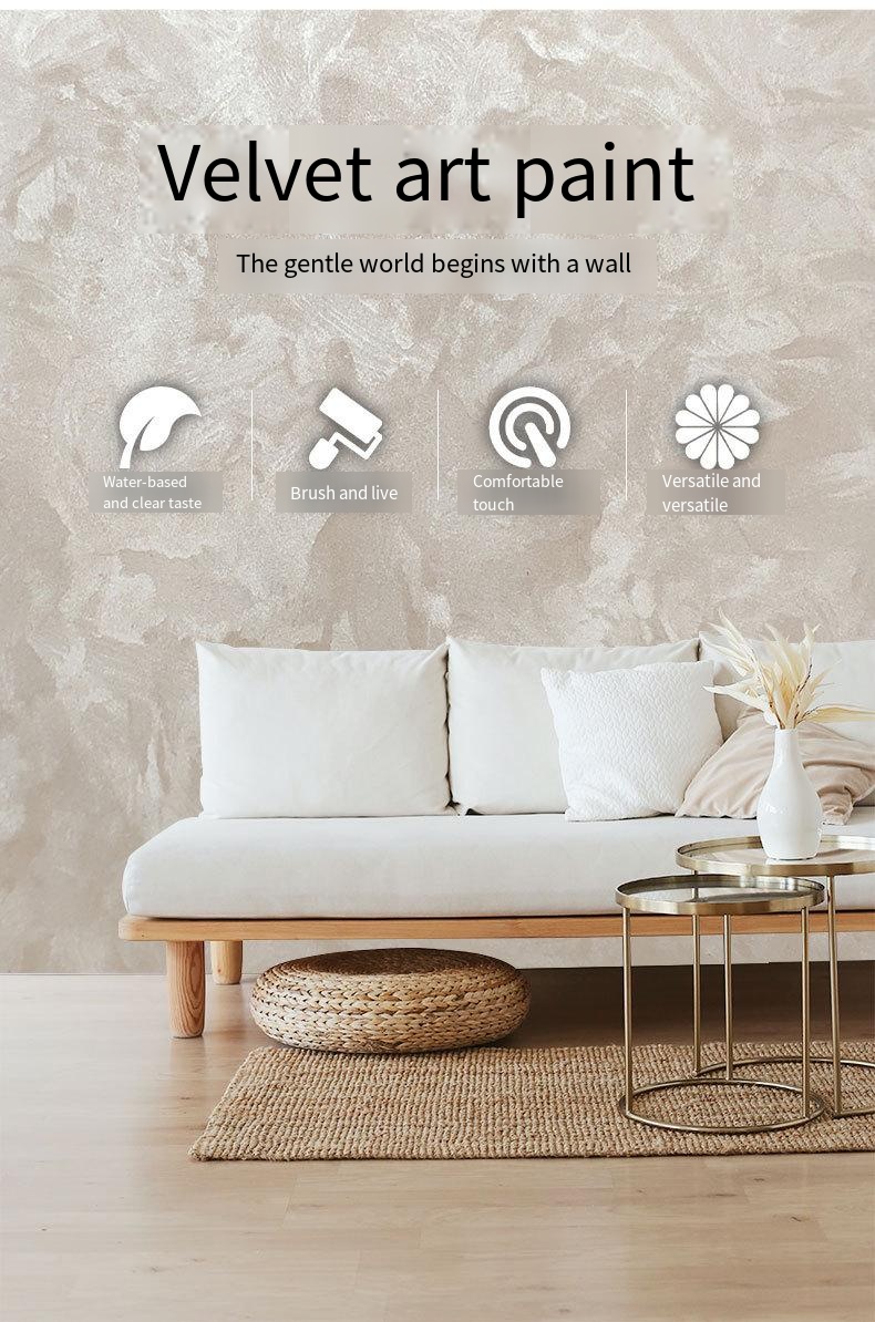 Water-based Liquid Coating Eco-friendly High Emulsion Velvet Interior Wall Paint
