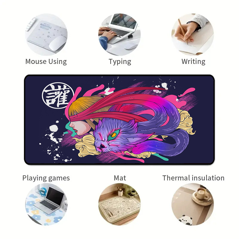 Custom Sublimation Logo XXL XXXL Large Gaming Mousepad for Office Table Mat Mouse Pad