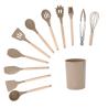 Buy cheap Wooden Handle Kitchen Utensil Set with Holder Box and Non Stick Silicone Cooking from wholesalers