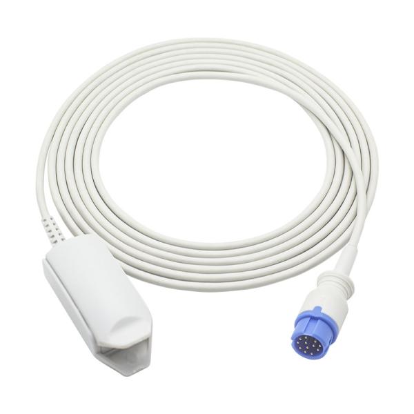 Quality Anke ASC-553 Reusable SpO2 Sensor Oxi-max Tech 12Pin Adult Finger Clip SpO2 Probe for sale