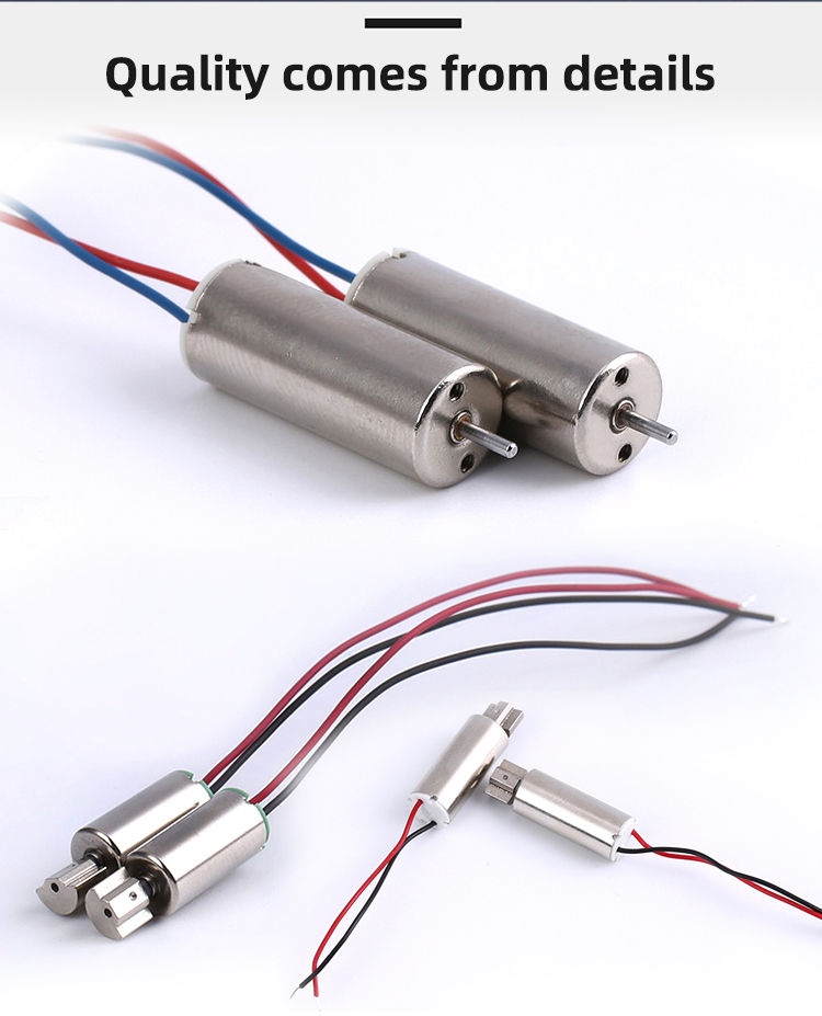 Faradyi Customized Model Airplane,Brushed Miniature Vibration Motor,Pin-type Coreless Dc Motor
