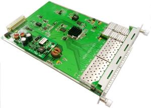 1U Management 8 * 1GE SFP to 2 * 10G Muxponder Card with XFP Trunk