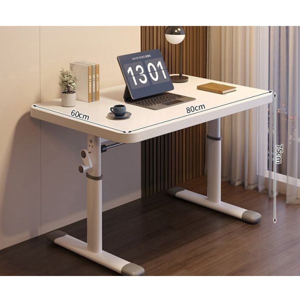 Extra Large Long Coffee Manual Height Adjustable Table with Hand Crank