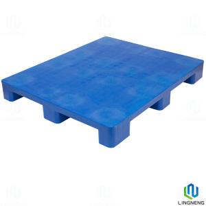 China Anti Slip Heavy Duty Plastic Pallet Blue 1200*1000*150mm With Nine Feet / Smooth Top on sale